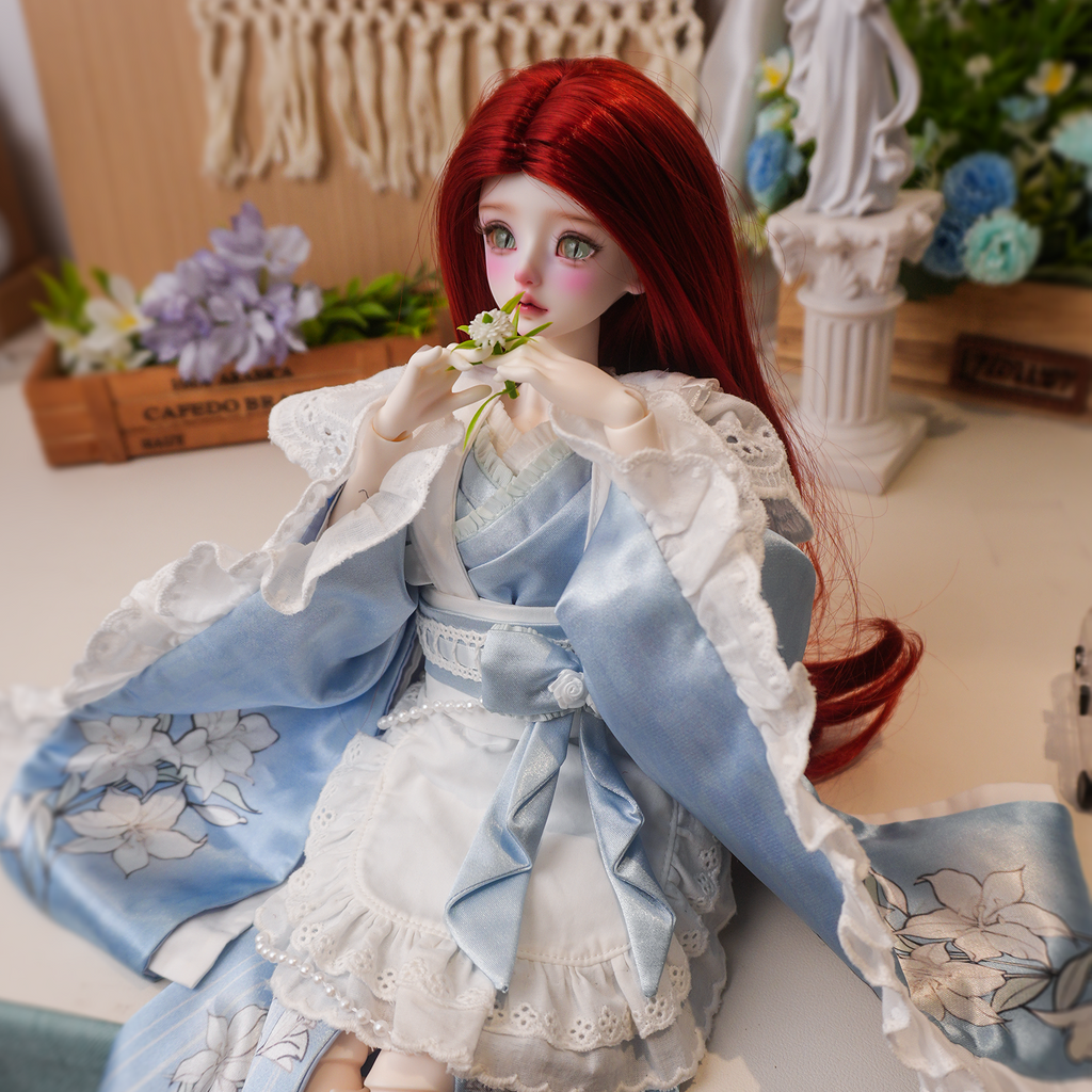 BJD Kimono Outfit for Large Quarter (1/4 Scale Large Body)