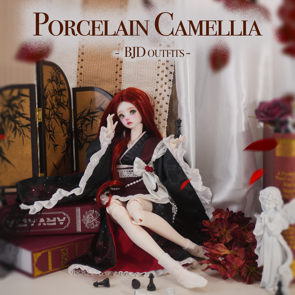 BJD Kimono Outfit for Large Quarter (1/4 Scale Large Body)